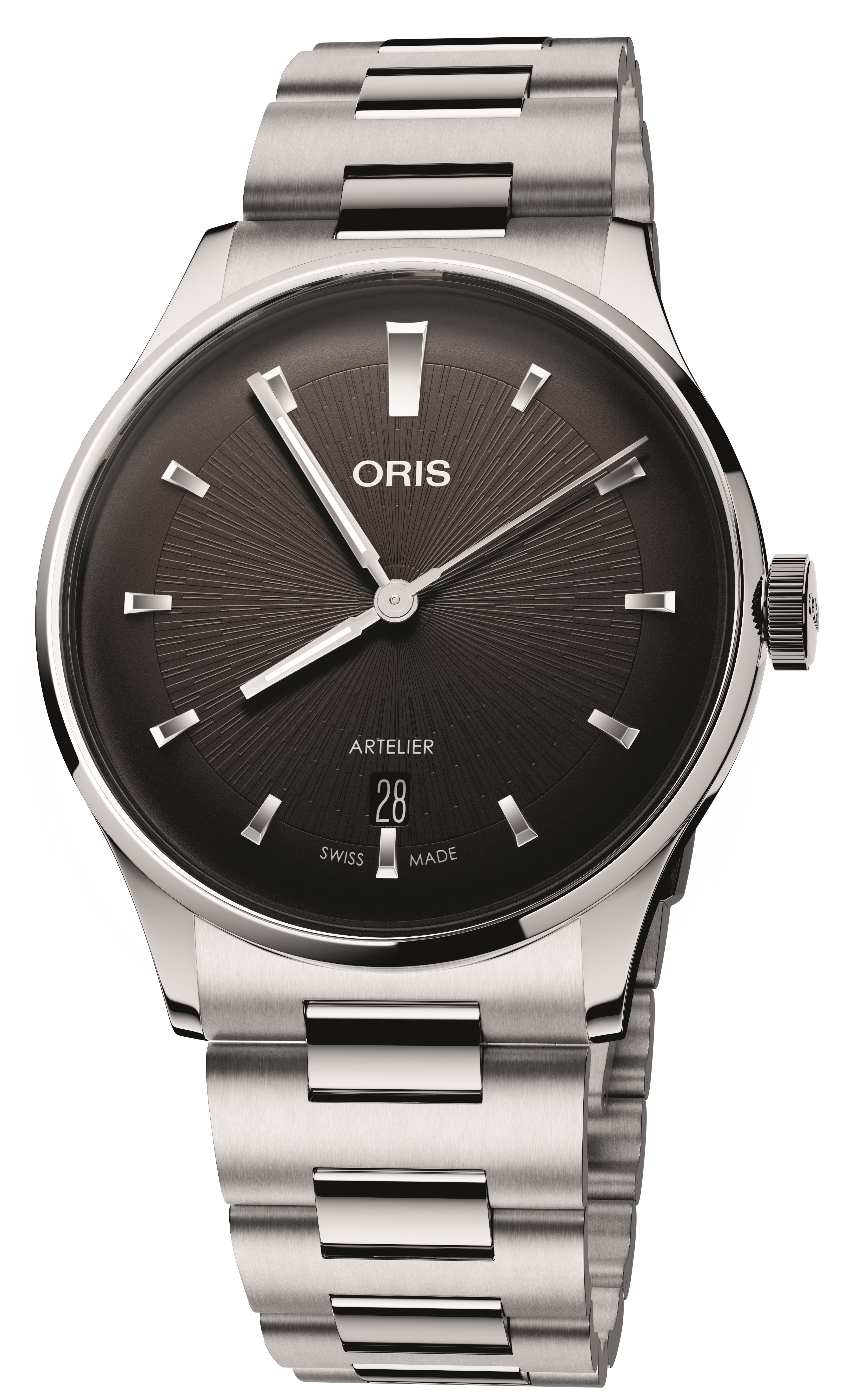 ORIS  Мужские швейцарские часы, автоматический механизм, сталь, 38 мм